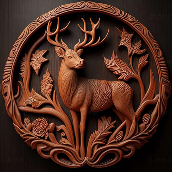 3D model deer (STL)